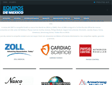 Tablet Screenshot of equiposprehospitalariosdemexico.com